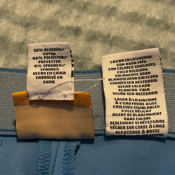 Ruby Rd. Blue Cropped Pants - Picture 6 of 7